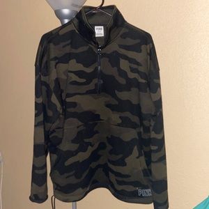 NEW PINK Camo Sweater